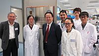 CAS delegates tour the laboratories and research facilities